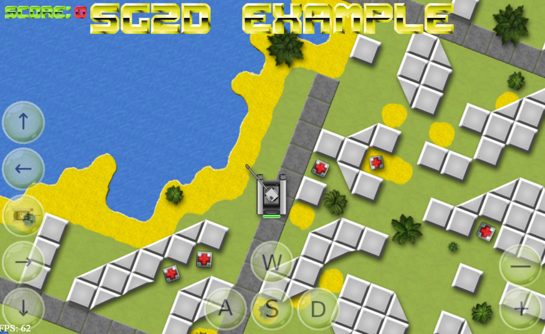 SG2D Пример 2D игры